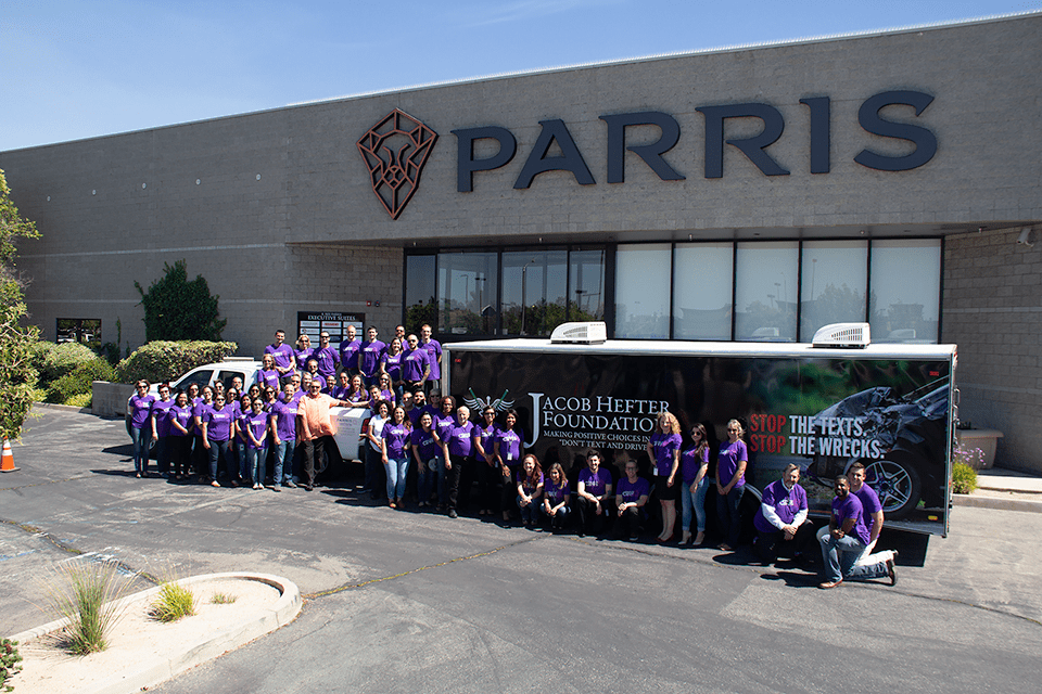 A group photo of all the PARRIS Cares personal