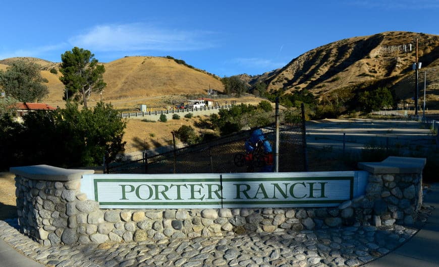 Porter Ranch monument sign 1